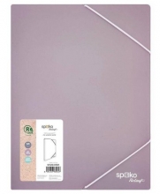 Box na spisy Spoko Releaf A4 s gumičkou, fialový