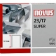 Spojovače kancelářské Novus 23/17 Super, 1.000 ks